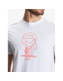 KARL LAGERFELD T-Shirt 755403 531221 Bílá Regular Fit - Pepit.cz