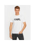 KARL LAGERFELD T-Shirt Karl Logo Regular T-Shirt 230M2211 Bílá Regular Fit - Pepit.cz