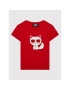 KARL LAGERFELD T-Shirt Z15353 S Červená Regular Fit - Pepit.cz