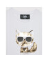 KARL LAGERFELD T-Shirt Z15358 M Bílá Regular Fit - Pepit.cz