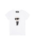 KARL LAGERFELD T-Shirt Z15418 D Bílá Regular Fit - Pepit.cz