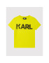 KARL LAGERFELD T-Shirt Z25358 D Zelená Regular Fit - Pepit.cz