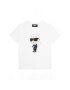 KARL LAGERFELD T-Shirt Z25391 D Bílá Regular Fit - Pepit.cz