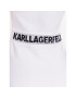 KARL LAGERFELD Úpletové šaty 231W1359 Bílá Regular Fit - Pepit.cz