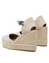 Kurt Geiger Espadrilky Mandy Espadrille Wedge 9798910609 Bílá - Pepit.cz