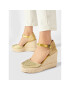 Kurt Geiger Espadrilky Mandy Espadrille Wedge 9798993609 Žlutá - Pepit.cz