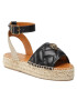 Kurt Geiger Espadrilky Morella Eagle Sandal 8879600109 Černá - Pepit.cz