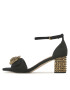 Kurt Geiger Sandály 225-Mayfair Block Mid Heel 9990500209 Černá - Pepit.cz