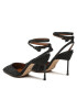 Kurt Geiger Sandály Bond 90 Ankle Close Toe 9559400609 Černá - Pepit.cz