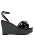 Kurt Geiger Sandály Kensington Wedge 9571100309 Černá - Pepit.cz