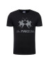 La Martina T-Shirt CCMR01 JS206 Černá Regular Fit - Pepit.cz