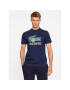 Lacoste T-Shirt TH1285 Tmavomodrá Regular Fit - Pepit.cz