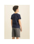 Lacoste T-Shirt TJ1442 Tmavomodrá Regular Fit - Pepit.cz