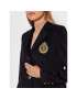 Lauren Ralph Lauren Vlněný kabát Sb Crest Patrch Wl Ct 297853841001 Tmavomodrá Regular Fit - Pepit.cz