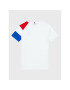 Le Coq Sportif T-Shirt 2210530 Bílá Regular Fit - Pepit.cz