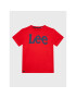 Lee T-Shirt 0002 Červená Regular Fit - Pepit.cz