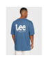 Lee T-Shirt Logo L68ZFQ54 Modrá Loose Fit - Pepit.cz