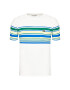 Lee T-Shirt Stripy L63OLINQ Bílá Regular Fit - Pepit.cz