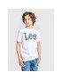 Lee T-Shirt Wobbly Graphic 0002 Bílá Regular Fit - Pepit.cz