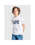 Lee T-Shirt Wobbly Graphic 0002 Bílá Regular Fit - Pepit.cz