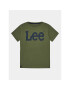 Lee T-Shirt Wobbly Graphic 0002 Zelená Regular Fit - Pepit.cz