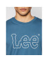 Lee T-Shirt Wobbly Logo Tee L65QAIQO Tmavomodrá Regular Fit - Pepit.cz