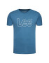 Lee T-Shirt Wobbly Logo Tee L65QAIQO Tmavomodrá Regular Fit - Pepit.cz