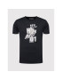 Les Hommes T-Shirt LLT204721P Černá Relaxed Fit - Pepit.cz