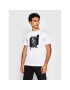 Les Hommes T-Shirt LLT216717P Bílá Relaxed Fit - Pepit.cz