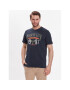 Lindbergh T-Shirt 30-420142 Tmavomodrá Relaxed Fit - Pepit.cz