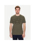 Lindbergh T-Shirt 30-420142 Zelená Relaxed Fit - Pepit.cz