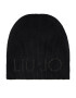 Liu Jo Čepice Cappello Logo Borch 2F3030 M0300 Černá - Pepit.cz