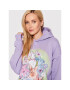 Local Heroes Mikina Bunnies Fantasy AW22S0001 Fialová Oversize - Pepit.cz