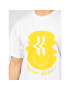 Local Heroes T-Shirt Smiley SS21T0008 Bílá Oversize - Pepit.cz