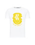 Local Heroes T-Shirt Smiley SS21T0008 Bílá Oversize - Pepit.cz