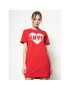 LOVE MOSCHINO Každodenní šaty W584714E 2124 Červená Regular Fit - Pepit.cz