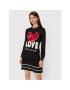 LOVE MOSCHINO Každodenní šaty WSE0910X 1306 Černá Regular Fit - Pepit.cz