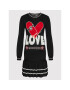 LOVE MOSCHINO Každodenní šaty WSE0910X 1306 Černá Regular Fit - Pepit.cz