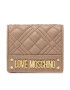 LOVE MOSCHINO Malá dámská peněženka JC5601PP0FLA0209 Béžová - Pepit.cz