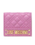 LOVE MOSCHINO Malá dámská peněženka JC5601PP0FLA0651 Růžová - Pepit.cz