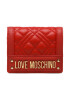 LOVE MOSCHINO Malá dámská peněženka JC5601PP0GLA0500 Červená - Pepit.cz