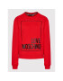 LOVE MOSCHINO Mikina W630647M 4055 Červená Regular Fit - Pepit.cz