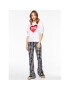 LOVE MOSCHINO Mikina W630657E 2246 Bílá Relaxed Fit - Pepit.cz