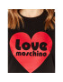 LOVE MOSCHINO Mikina W630657E 2246 Černá Relaxed Fit - Pepit.cz