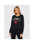 LOVE MOSCHINO Mikina W632209M 4055 Černá Regular Fit - Pepit.cz