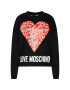 LOVE MOSCHINO Mikina W640401M 4055 Černá Regular Fit - Pepit.cz