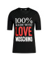 LOVE MOSCHINO T-Shirt W4F151IM3517 Černá Regular Fit - Pepit.cz