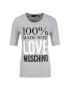 LOVE MOSCHINO T-Shirt W4F151IM3517 Šedá Regular Fit - Pepit.cz