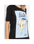 LOVE MOSCHINO T-Shirt W4F151ZM 3876 Černá Regular Fit - Pepit.cz