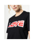 LOVE MOSCHINO T-Shirt W4F152AM 3876 Černá Regular Fit - Pepit.cz